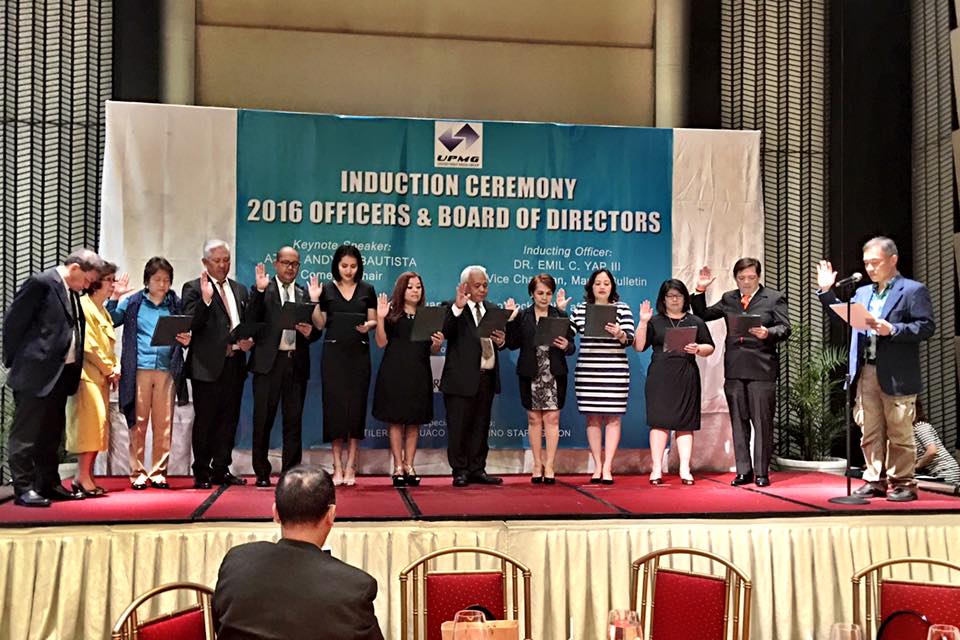 UPMG Inducts 2016-2018 Board of Directors